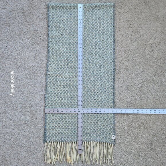 NWOT Woven Wool Tweed Scarf from Portugal - Picture 4 of 12